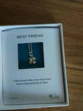 Lily Charmed - Sterling Silver Four-Leaf Clover Pendant Necklace Best Friend