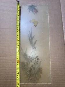 Vintage Pressed Floral Resin Panel