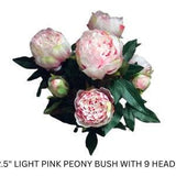 Peony Bouquet Peonies Bouquet Artificial Peonies for Wreath Making Supplies  Wedding Bouquet Flowers Artificial Flowers