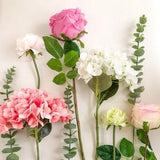 Romantic Bridgerton style DIY floral bouquet arrangement artificial flowers English David Austin roses