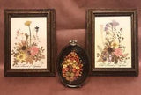 VTG 3 Framed Wildflowers Of England 2 Signed Jan Rose 1983 Estate Item Homemade