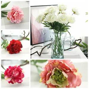 [JB] 3PCS Wedding Peony Silk Bouquet Arranged In A Single Artificial Decoration