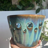 Orchid Pot With Holes, Ceramic Orchid Planter