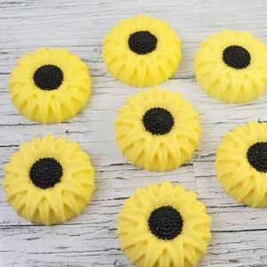 Handmade soap flower "Sunflower" to support Ukrainian people