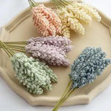 1 Bunch Fall Home Decor Artificial Fake Dried Cereal Flowers Plants For...