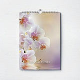 Orchids Calendar 2024 | Monthly Wall Calendar, A4 | Hanging Calendar | Perfect gift for Orchids lovers