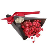 (Red)Natural Dried Flower Mini Bouquet Flowers Wedding Decoration Photo