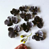 9 Real touch Orchid heads, 9-11 cm, Real touch Orchid Flowers, Artificial orchid, Artificial flowers, Faux flowers, phanelopsis head