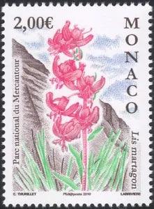 Monaco 2010 Mercantour National Park/Lily/Flowers/Plants/Nature 1v (mc1054)