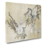 Bird & Peony Flowers Canvas Print Wall Art Framed Picture Home Decor Large