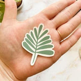 Minimal Fern Sticker, Green Fern Sticker, Die Cut Fern Sticker, Vinyl Fern Sticker, Botanical Art Sticker, Plant Lover Sticker,