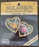 Bucilla Silk Ribbon Embroidery Kit, Carnation & Rose #41834, 2"x2" each