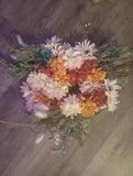Flower Door Wreath Spring Summer Grarden  Decor Country Style Wall Hanging