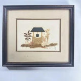 Frame Picture Of Dried Herbs And Leaves ?1952 vintage