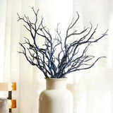 Artificial Dry Branch Flower Tree 20 Heads Plastic Home Decor Plant