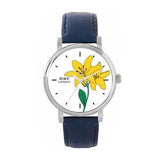 Toff London TLWS-37023 Ladies Yellow Lily Flower Watch