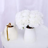 Beautiful Silk Peonies Arrangement - Autumn Wedding Bouquet Home Decoration 5Pcs