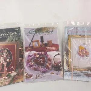 Set Of 3 Floral Bouquet Of The Month Master Collector Series Potpourri Kit Rare