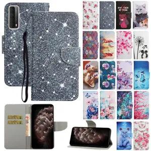 For Huawei P Smart 2021/19 P30 Pro P40 Lite Wallet Case Leather Flip Phone Cover