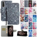 For Huawei P Smart 2021/19 P30 Pro P40 Lite Wallet Case Leather Flip Phone Cover