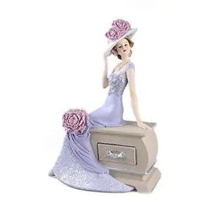 Comfy Hour Glamour Elegance Victorian Style Lady Collection Peony Flower Lady