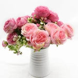 Artificial Flower Wedding Home Decoration Accessories Peony Bouquet Arrangement