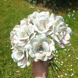 12 x Map Roses, Paper Flower Roses, Bouquet, Paper Roses, Bridal Bouquet, Travel Wedding, Vintage Map Bouquet