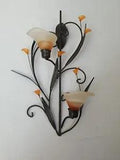 Amber Lilies Decorative Wall Sconce