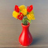 Miniature Flower Rose Bouquet Dollhouse 1:12 Yellow & Red