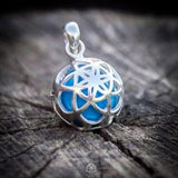 Flower Of Life Sacred Geometry Pendant 'Crystal Ball' | Sacred Geometry, Yoga Jewelry, Chakra Pendant, Harmony Ball, Pregnancy Gift, Bola