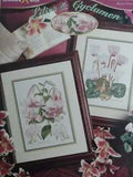 Counted Cross Stsitch "Lilies & Cyclamen" by Stitchworld; 2 beautiful designs