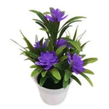 Potted Plants Artificial Plant Lily Flower Pinecone Artificial Aquatic Plants