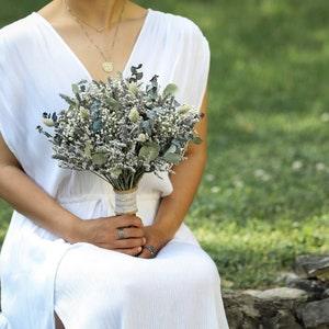 Sage Green Boho Bouquet l Lavender & Eucalyptus Bouquet l Baby Breath and Eucalyptus Bouquet