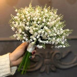 Lily of the Valley Wedding Bouquet, Bridal Bouquet, Bride Bouquet, Wedding Flowers, Bridesmaid Bouquets, Artificial flowers