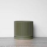 The Gravity Planter in Matte Dark Green