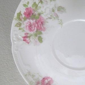 Limoges Saucer Plate Limoges France Haiviland GDA Antique Plates Roses Wedding Plate Fine Dining Dishes Limoges Replacement china