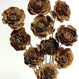 10PC Natural Cedar Rose/Pink/Wedding Centerpieces/Home Decor/Faux Flowers/Silk Flowers/Flower Bouquet/Spring Wedding/Summer Wedding