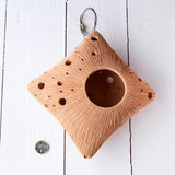 Handmade Terracotta Diamond Hanging Plant Pot Small Gardening