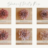 Sola Wood Flowers | Shades of Dusty Rose