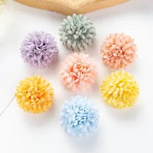 50pcs Hydrangea Daisy Artificial Silk Flowers Head Party Wedding Bouquet Decor