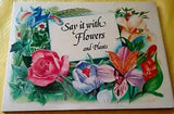 Vintage SAY IT WITH FLOWERS AND PLANTS Ann Childs & S Coleman BOOK HCDJ 1979
