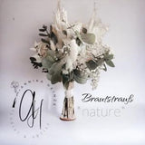 Bridal bouquet of dried flowers