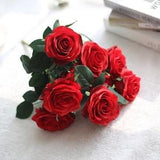 10 Artificial Roses\ Silk Roses \ 10 Roses Bouquet Flowers \ Artificial Flowers \ Artificial Rose \ High Quality Roses Head Wedding Roses