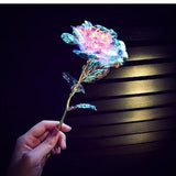 Galaxy Rose, Starry Unfading Rose Colorful Rose Artificial Gold Roses Flower Unique Forever Rose Gift, Mother's Day Gift, Gift for Lover