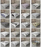Ambesonne Sketch Flat Sheet Top Sheet Decorative Bedding 6 Sizes