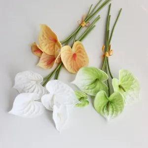 4Pcs Artificial Calla Lily Flower Plants Wedding Party Floral Bouquet Home Decor