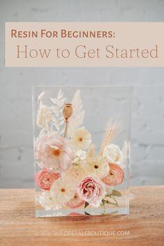 Working with Resin for Beginners Flower Delivery