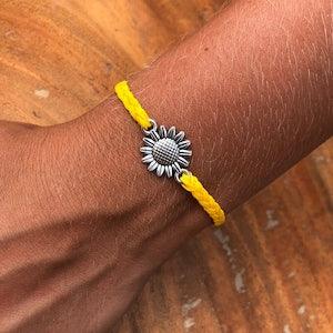 Sunflower Charm Bracelet