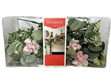 Pink Flower Garland 5 Feet Floral Pink And White Flowers Decor Opalhouse