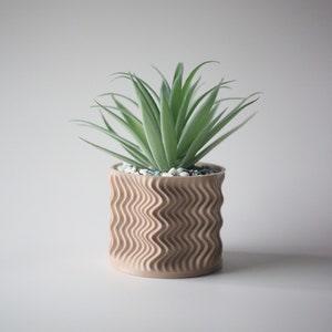 3D Printed Planter With Drainage - Succulent Planter | Orchid Pot | Plant Lover Gift